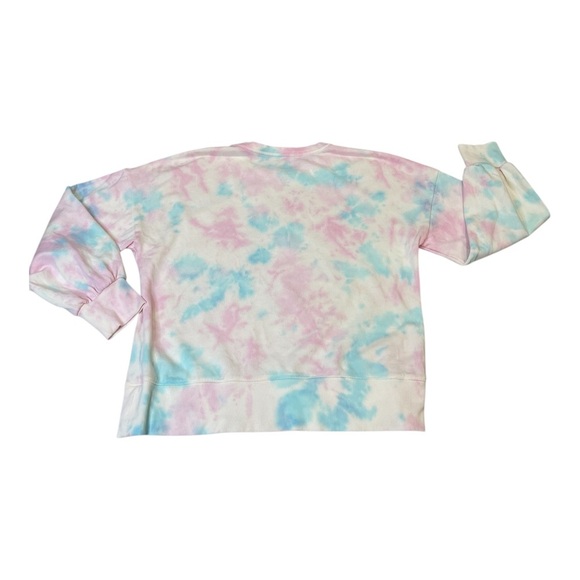 Disney Disneyland Tie Dye Pastel Long Sleeve Pull Over Sweater Women’s size XL - Picture 2 of 12